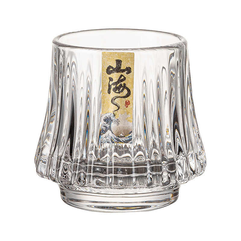 Shanhai glass whiskey cup personalized niche home wine cup mini wine glass beer cup