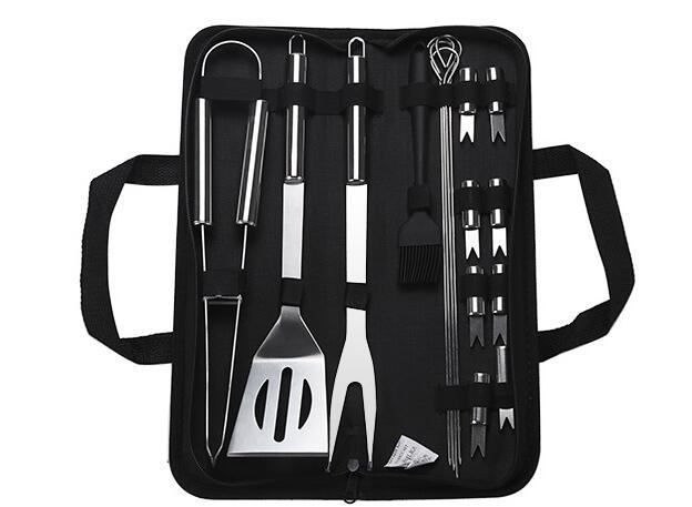 10-Piece BBQ Grilling Utensil Set
