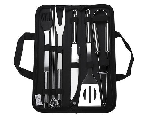 10-Piece BBQ Grilling Utensil Set