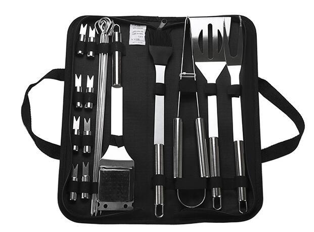 10-Piece BBQ Grilling Utensil Set