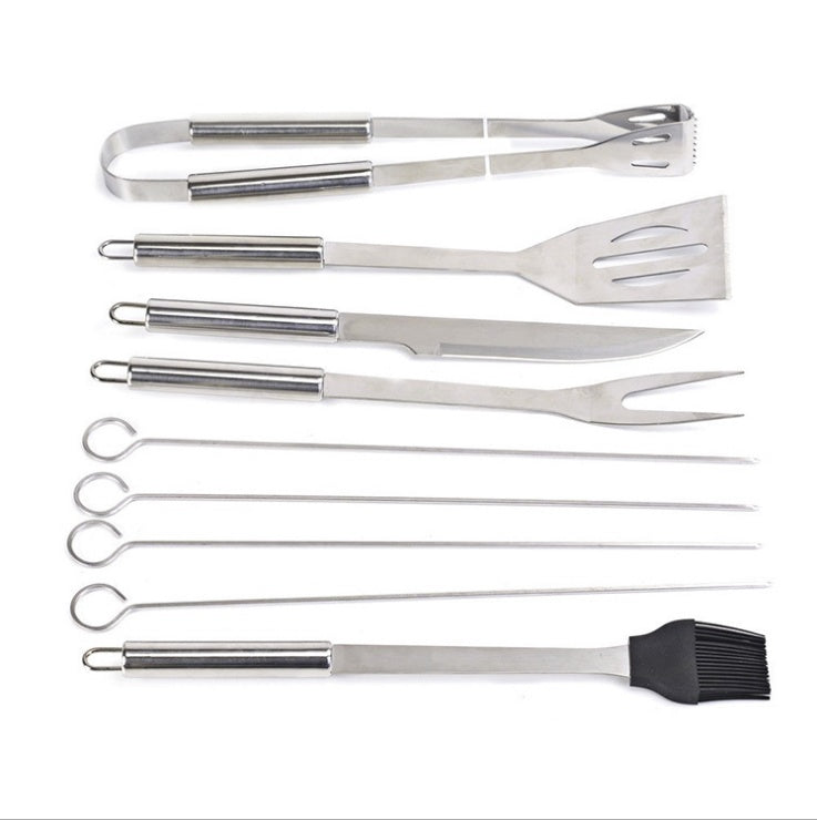 10-Piece BBQ Grilling Utensil Set