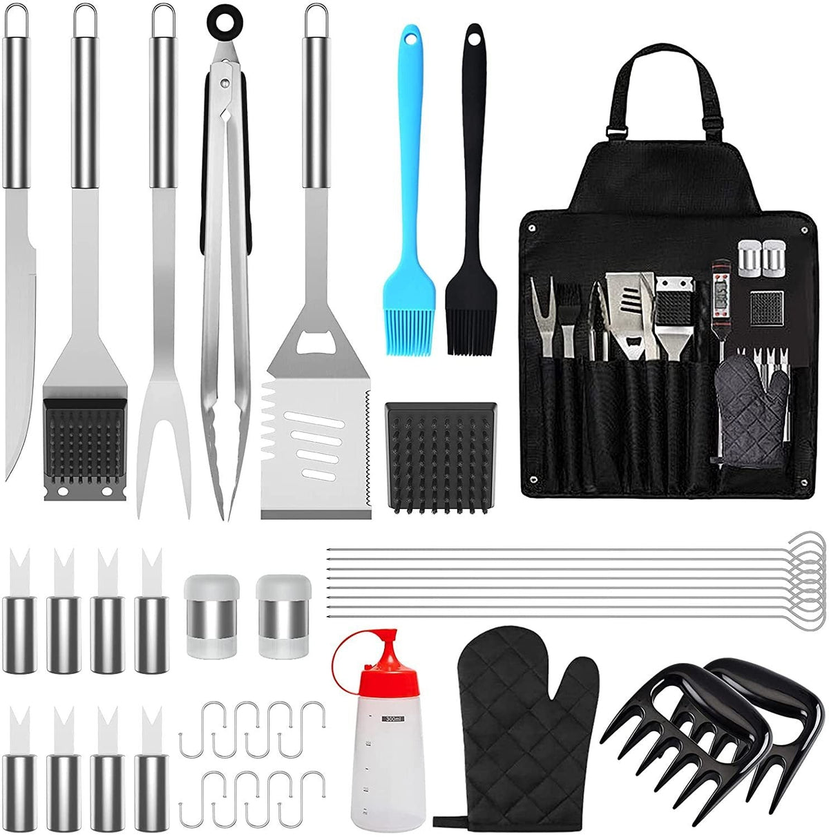 39-Piece BBQ Grilling Set with Apron