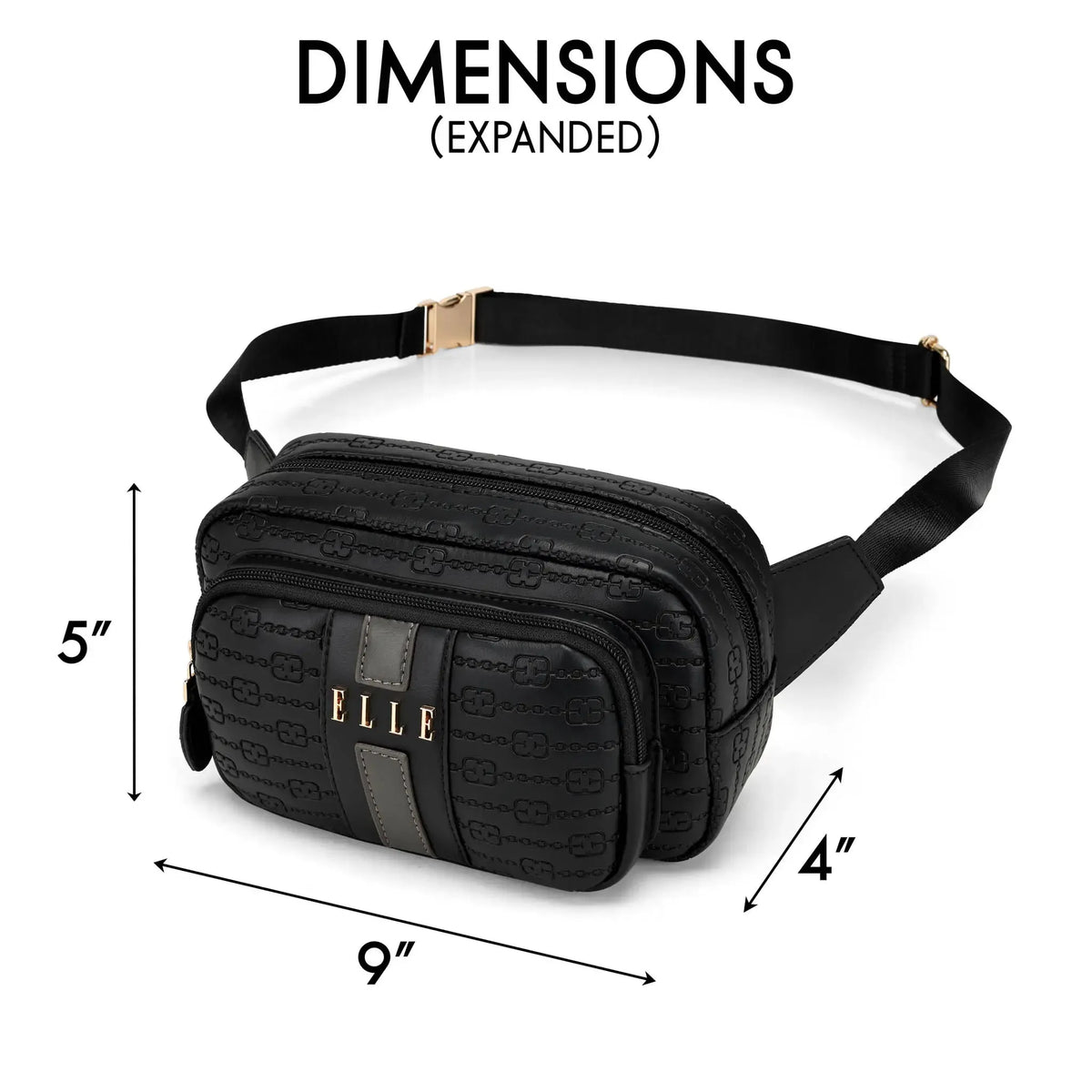 Eleganza 1.6L Belt Bag | Fanny Pack | Sling | Crossbody Bag