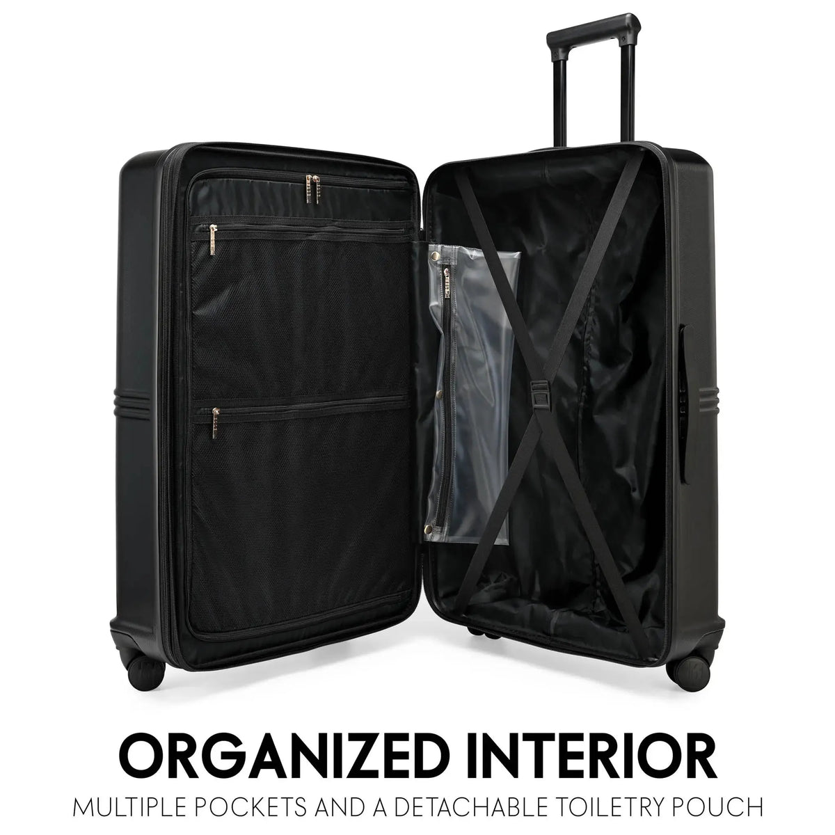 Expedition 3 Piece Expandable Polycarbonate Luggage Set