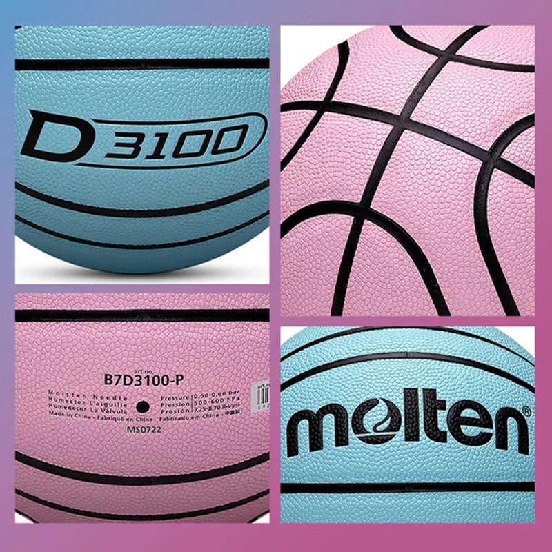 Basketball Balls Sizes 7  6  5  Durable PU Basketball