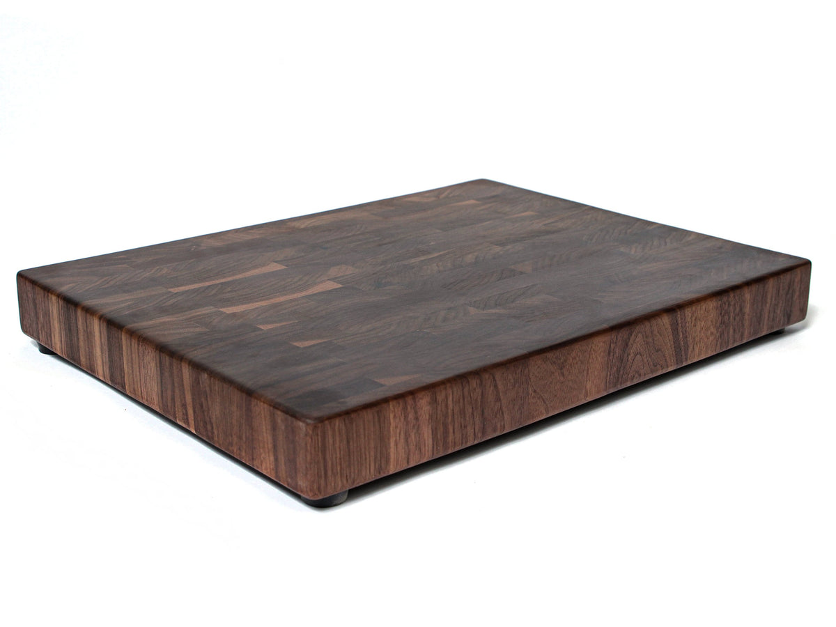Maple Large End Grain Cutting Board, Maple Butcher Block with Rubber Feet, Wedding Gift, Anniversary Gift, Father's Day Gift, USA Made